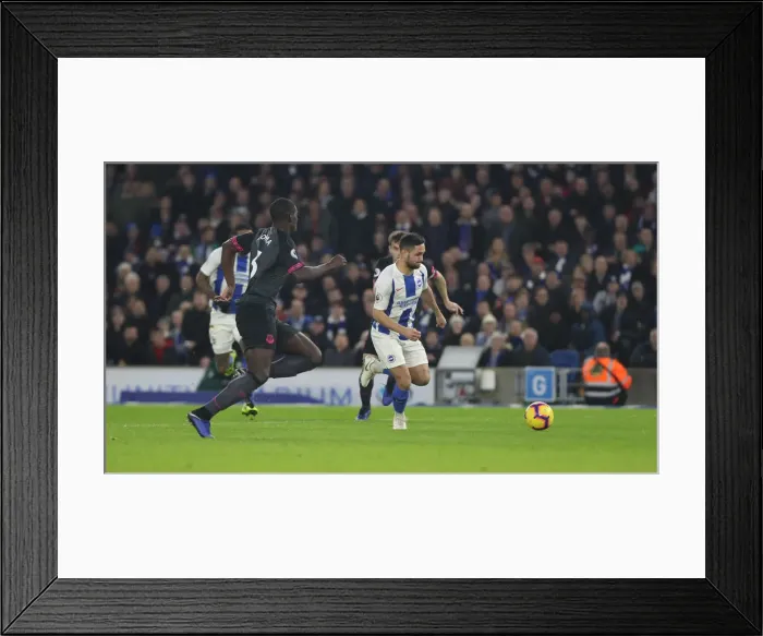 Framed Print : Brighton and Hove Albion vs. Everton: Premier League Battle at American Express Community Stadium (29DEC18) Framed Print : Brighton and Hove Albion vs. Everton: Premier League Battle at American Express Community Stadium (29DEC18)