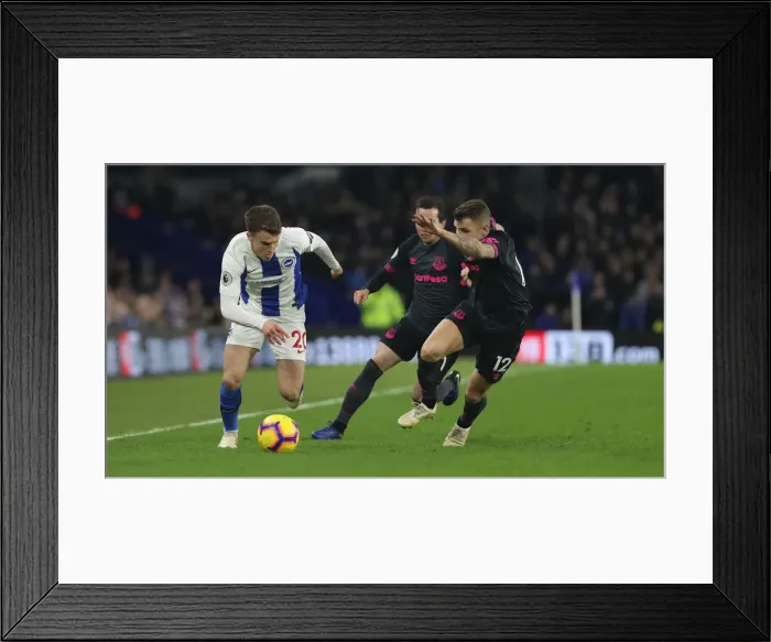Framed Print : Premier League Showdown: Brighton & Hove Albion vs. Everton at American Express Community Stadium (29DEC18) Framed Print : Premier League Showdown: Brighton & Hove Albion vs. Everton at American Express Community Stadium (29DEC18)