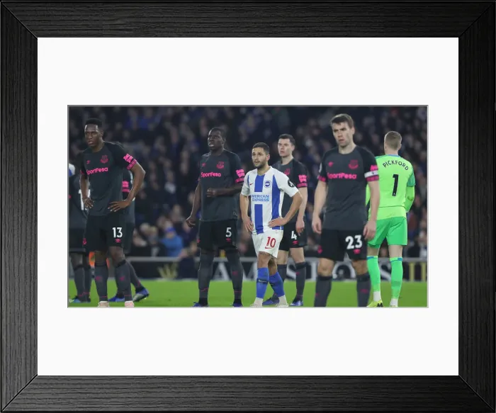 Framed Print : Premier League Showdown: Brighton & Hove Albion vs. Everton at American Express Community Stadium (29DEC18) Framed Print : Premier League Showdown: Brighton & Hove Albion vs. Everton at American Express Community Stadium (29DEC18)