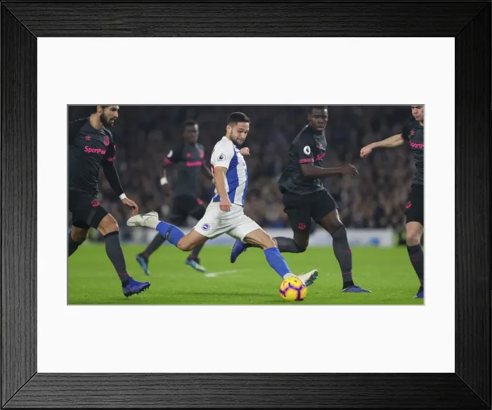Framed Print : Brighton and Hove Albion vs. Everton: Premier League Battle at American Express Community Stadium (29DEC18) Framed Print : Brighton and Hove Albion vs. Everton: Premier League Battle at American Express Community Stadium (29DEC18)