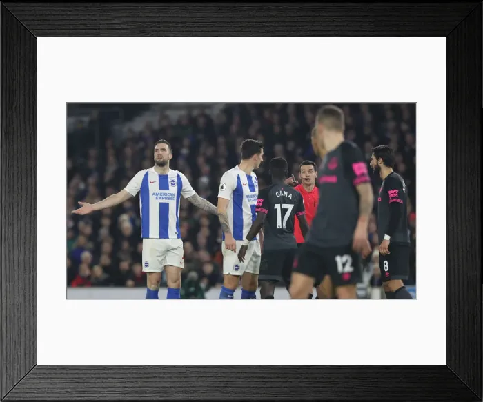 Framed Print : Premier League Showdown: Brighton & Hove Albion vs. Everton at American Express Community Stadium (29DEC18) Framed Print : Premier League Showdown: Brighton & Hove Albion vs. Everton at American Express Community Stadium (29DEC18)