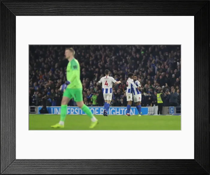 Framed Print : Premier League Showdown: Brighton & Hove Albion vs. Everton (29DEC18) - American Express Community Stadium Framed Print : Premier League Showdown: Brighton & Hove Albion vs. Everton (29DEC18) - American Express Community Stadium