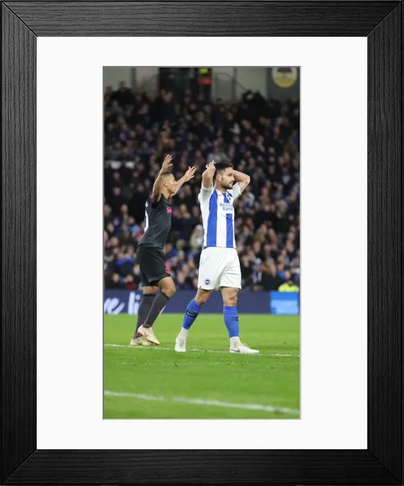 Framed Print : Brighton and Hove Albion vs. Everton: Premier League Showdown at American Express Community Stadium (29DEC18) Framed Print : Brighton and Hove Albion vs. Everton: Premier League Showdown at American Express Community Stadium (29DEC18)