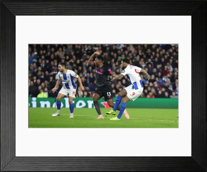 Framed Print : Premier League Showdown: Brighton & Hove Albion vs. Everton at American Express Community Stadium (29DEC18) Framed Print : Premier League Showdown: Brighton & Hove Albion vs. Everton at American Express Community Stadium (29DEC18)