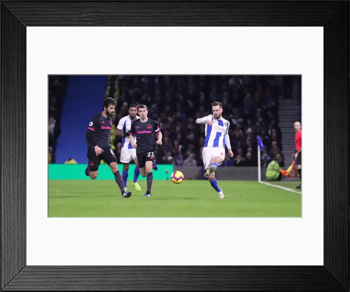 Framed Print : Brighton and Hove Albion vs. Everton: A Premier League Clash at American Express Community Stadium (29DEC18)