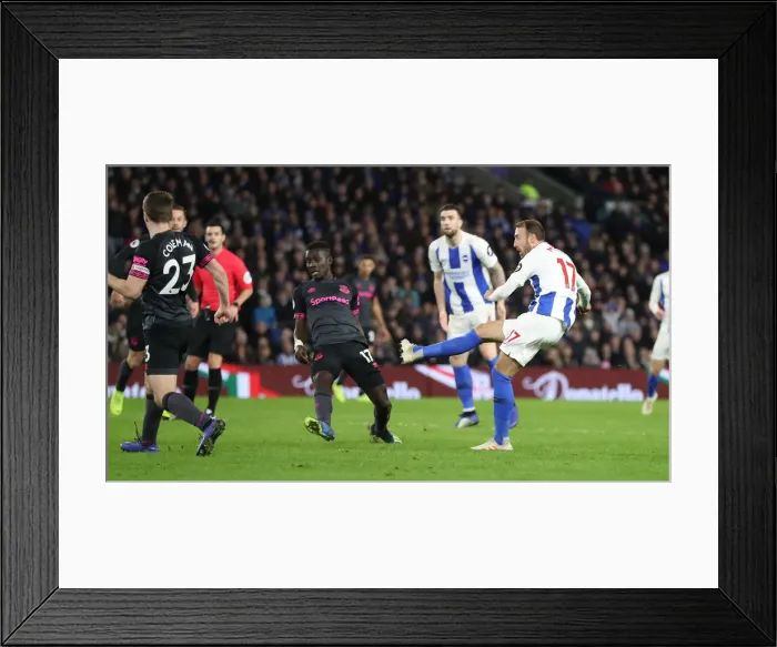 Framed Print : Brighton and Hove Albion vs. Everton: Premier League Battle at American Express Community Stadium (29DEC18)
