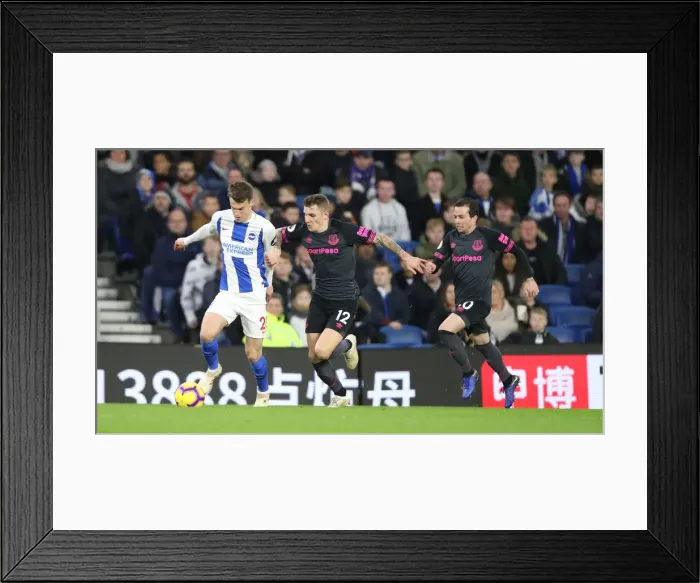 Framed Print : Premier League Showdown: Brighton & Hove Albion vs. Everton at American Express Community Stadium (29DEC18) Framed Print : Premier League Showdown: Brighton & Hove Albion vs. Everton at American Express Community Stadium (29DEC18)
