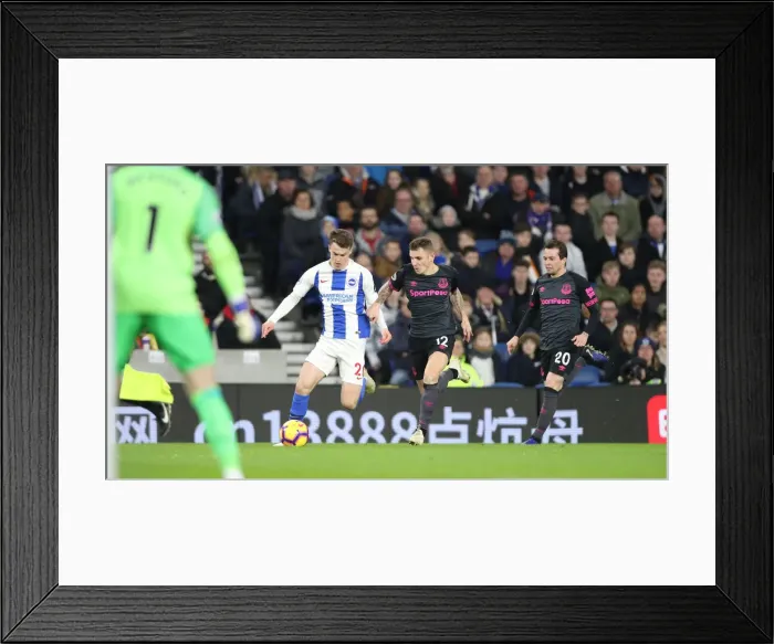 Framed Print : Brighton and Hove Albion vs. Everton: Premier League Battle at American Express Community Stadium (29DEC18) Framed Print : Brighton and Hove Albion vs. Everton: Premier League Battle at American Express Community Stadium (29DEC18)