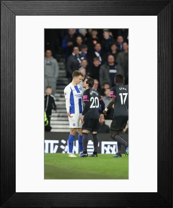 Framed Print : Premier League Showdown: Brighton & Hove Albion vs. Everton at American Express Community Stadium (29DEC18) Framed Print : Premier League Showdown: Brighton & Hove Albion vs. Everton at American Express Community Stadium (29DEC18)