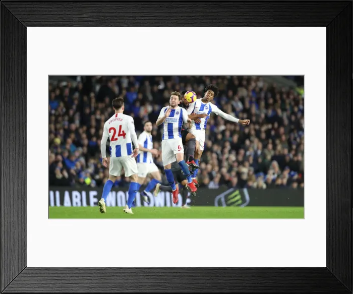 Framed Print : Premier League Showdown: Brighton & Hove Albion vs. Everton at American Express Community Stadium (29DEC18) Framed Print : Premier League Showdown: Brighton & Hove Albion vs. Everton at American Express Community Stadium (29DEC18)