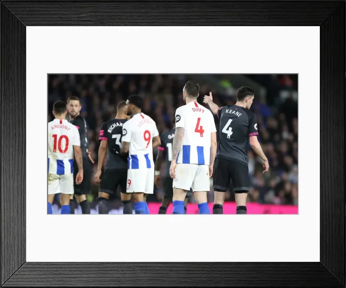 Framed Print : Brighton and Hove Albion vs. Everton: Premier League Showdown at American Express Community Stadium (29DEC18)