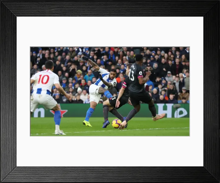 Framed Print : Premier League Showdown: Brighton & Hove Albion vs. Everton at American Express Community Stadium (29DEC18) Framed Print : Premier League Showdown: Brighton & Hove Albion vs. Everton at American Express Community Stadium (29DEC18)
