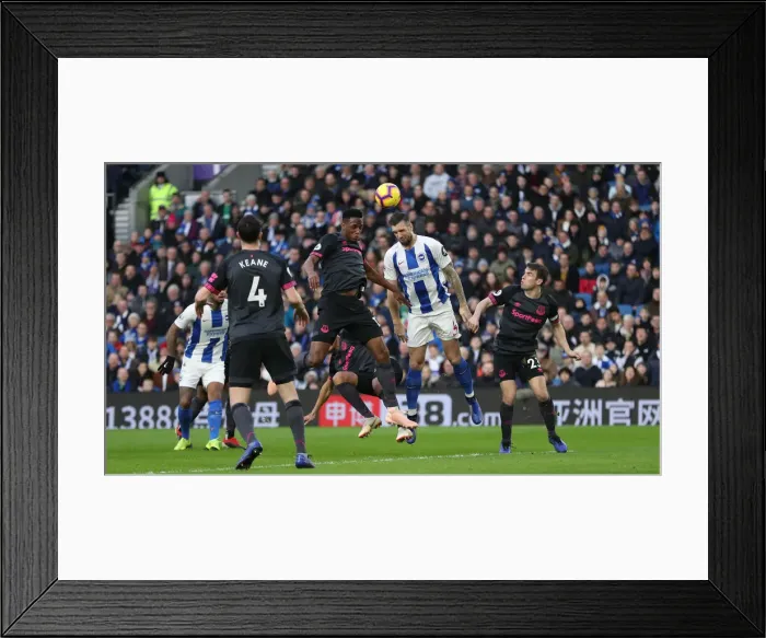 Framed Print : Premier League Showdown: Brighton & Hove Albion vs. Everton at American Express Community Stadium (29DEC18) Framed Print : Premier League Showdown: Brighton & Hove Albion vs. Everton at American Express Community Stadium (29DEC18)