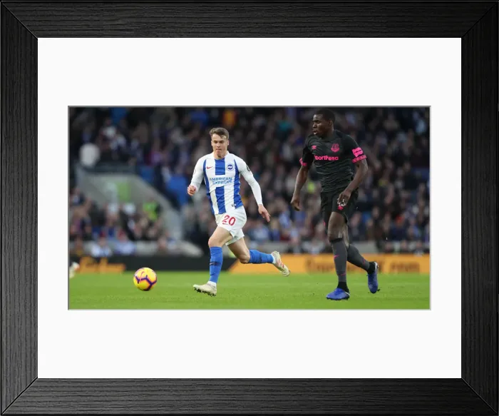 Framed Print : Brighton and Hove Albion vs. Everton: Premier League Showdown at American Express Community Stadium (29DEC18)