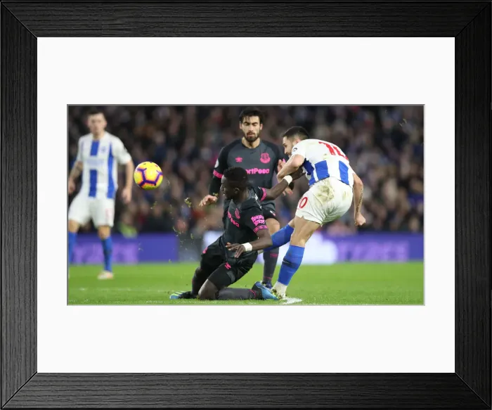 Framed Print : Premier League Showdown: Brighton & Hove Albion vs. Everton at American Express Community Stadium (29DEC18)