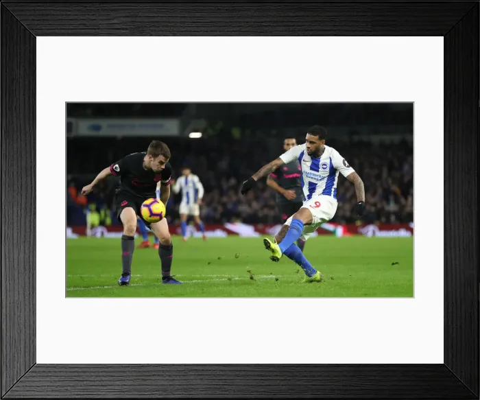 Framed Print : Premier League Showdown: Brighton & Hove Albion vs. Everton at American Express Community Stadium (29DEC18) Framed Print : Premier League Showdown: Brighton & Hove Albion vs. Everton at American Express Community Stadium (29DEC18)