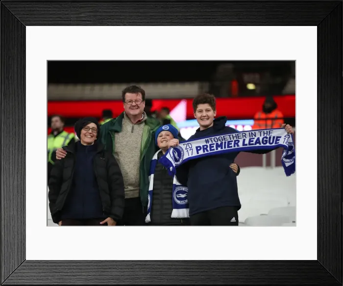 Framed Print : Premier League Showdown: Brighton and Hove Albion vs. West Ham United at The London Stadium (02JAN19) Framed Print : Premier League Showdown: Brighton and Hove Albion vs. West Ham United at The London Stadium (02JAN19)