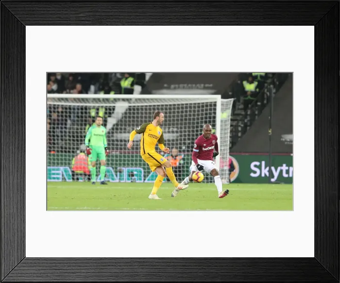 Framed Print : Premier League Showdown: West Ham United vs. Brighton and Hove Albion at The London Stadium (02.01.19) Framed Print : Premier League Showdown: West Ham United vs. Brighton and Hove Albion at The London Stadium (02.01.19)