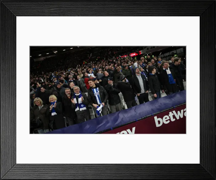 Framed Print : Brighton and Hove Albion vs. West Ham United: A Premier League Showdown at The London Stadium (02JAN19) Framed Print : Brighton and Hove Albion vs. West Ham United: A Premier League Showdown at The London Stadium (02JAN19)