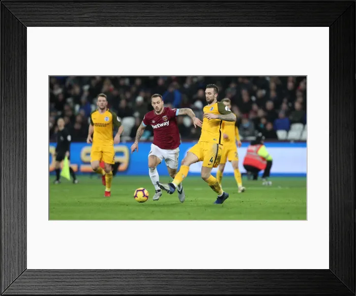 Framed Print : Premier League Showdown: Brighton and Hove Albion vs. West Ham United at The London Stadium (02JAN19) Framed Print : Premier League Showdown: Brighton and Hove Albion vs. West Ham United at The London Stadium (02JAN19)