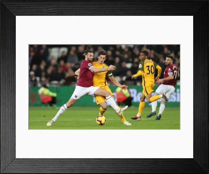 Framed Print : 2nd January 2019: West Ham United vs. Brighton and Hove Albion - Premier League Clash at The London Stadium Framed Print : 2nd January 2019: West Ham United vs. Brighton and Hove Albion - Premier League Clash at The London Stadium