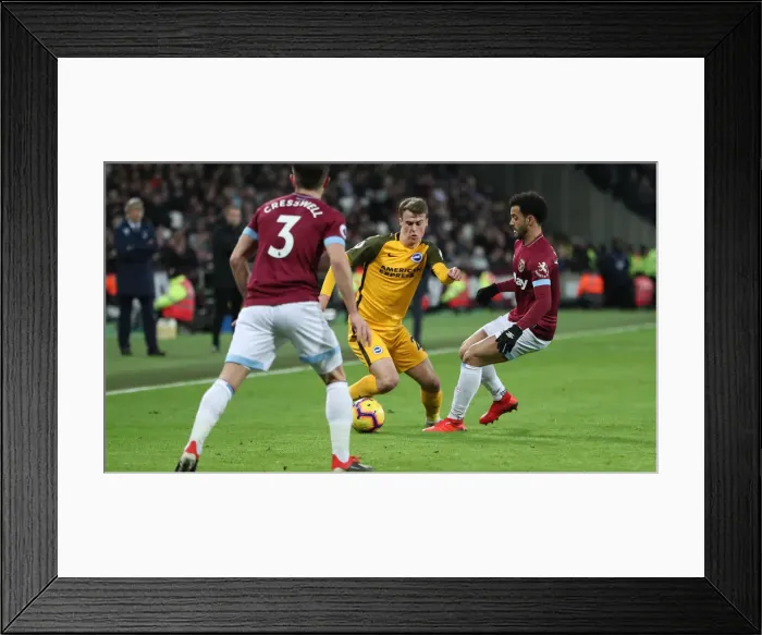 Framed Print : Premier League Showdown: Brighton and Hove Albion vs. West Ham United at The London Stadium (02JAN19) Framed Print : Premier League Showdown: Brighton and Hove Albion vs. West Ham United at The London Stadium (02JAN19)