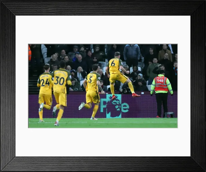 Framed Print : Premier League Showdown: Brighton and Hove Albion vs. West Ham United at The London Stadium (02JAN19) Framed Print : Premier League Showdown: Brighton and Hove Albion vs. West Ham United at The London Stadium (02JAN19)
