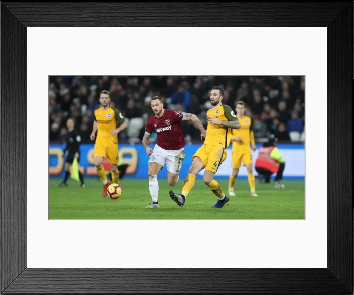 Framed Print : Premier League Showdown: Brighton and Hove Albion vs. West Ham United at The London Stadium (02.01.19) Framed Print : Premier League Showdown: Brighton and Hove Albion vs. West Ham United at The London Stadium (02.01.19)