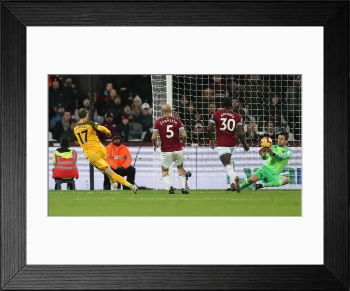 Framed Print : Premier League Showdown: Brighton and Hove Albion vs. West Ham United at The London Stadium (02.01.19) Framed Print : Premier League Showdown: Brighton and Hove Albion vs. West Ham United at The London Stadium (02.01.19)