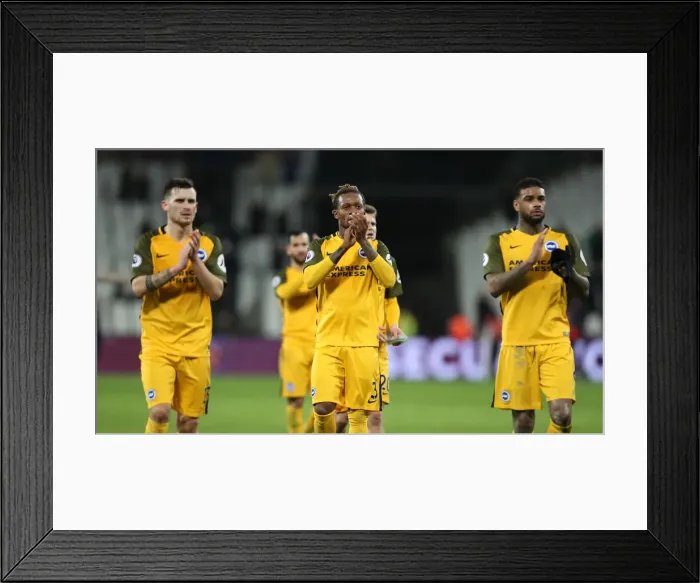 Framed Print : Premier League Showdown: Brighton and Hove Albion vs. West Ham United at The London Stadium (02JAN19) Framed Print : Premier League Showdown: Brighton and Hove Albion vs. West Ham United at The London Stadium (02JAN19)