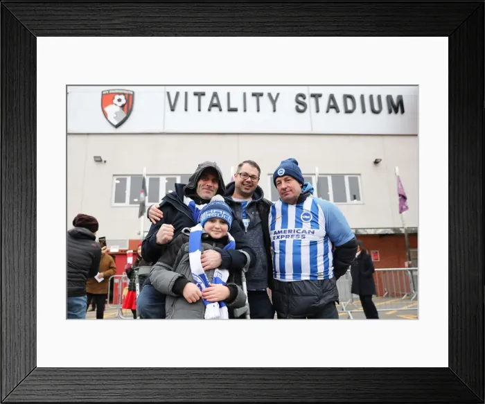 Framed Print : Brighton and Hove Albion vs. AFC Bournemouth: FA Cup 3rd Round Clash at Vitality Stadium (05.01.19) Framed Print : Brighton and Hove Albion vs. AFC Bournemouth: FA Cup 3rd Round Clash at Vitality Stadium (05.01.19)