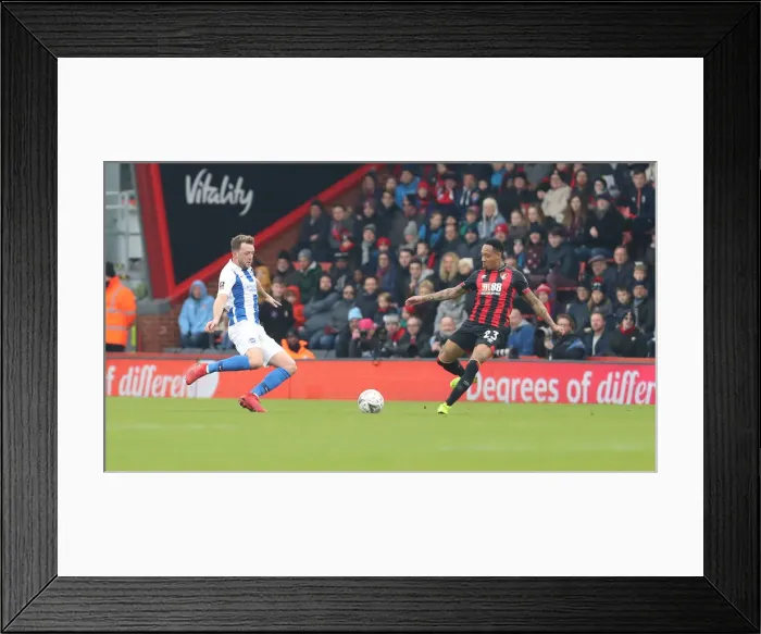 Framed Print : FA Cup Third Round: AFC Bournemouth vs. Brighton and Hove Albion (5 January 2019) - Intense Match Action at Vitality Stadium Framed Print : FA Cup Third Round: AFC Bournemouth vs. Brighton and Hove Albion (5 January 2019) - Intense Match Action at Vitality Stadium