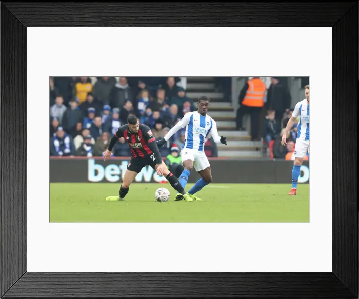 Framed Print : FA Cup Third Round: AFC Bournemouth vs. Brighton and Hove Albion (5 January 2019) - Intense Match Action at Vitality Stadium Framed Print : FA Cup Third Round: AFC Bournemouth vs. Brighton and Hove Albion (5 January 2019) - Intense Match Action at Vitality Stadium