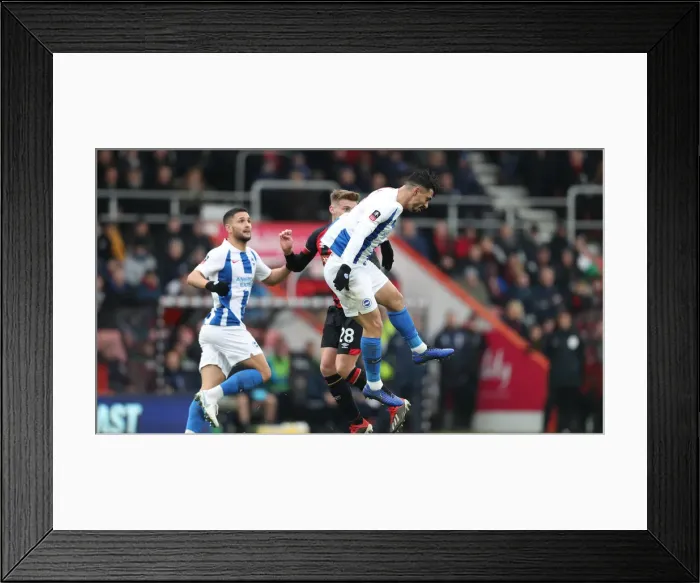 Framed Print : FA Cup Third Round: AFC Bournemouth vs. Brighton and Hove Albion - Intense Clash at Vitality Stadium (05JAN19) Framed Print : FA Cup Third Round: AFC Bournemouth vs. Brighton and Hove Albion - Intense Clash at Vitality Stadium (05JAN19)