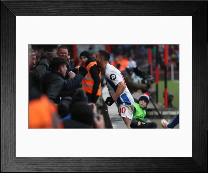 Framed Print : FA Cup Third Round: AFC Bournemouth vs. Brighton and Hove Albion (05JAN19) - Intense Match Action at Vitality Stadium Framed Print : FA Cup Third Round: AFC Bournemouth vs. Brighton and Hove Albion (05JAN19) - Intense Match Action at Vitality Stadium