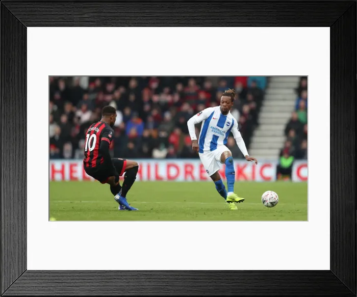 Framed Print : FA Cup Third Round: AFC Bournemouth vs. Brighton and Hove Albion (05JAN19) - Intense Match Action at Vitality Stadium Framed Print : FA Cup Third Round: AFC Bournemouth vs. Brighton and Hove Albion (05JAN19) - Intense Match Action at Vitality Stadium