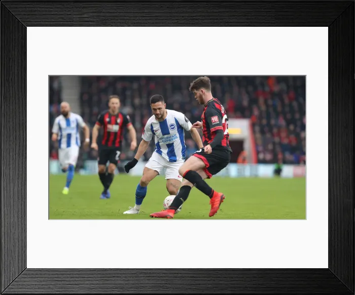 Framed Print : FA Cup Third Round: AFC Bournemouth vs. Brighton and Hove Albion (5 January 2019) - Intense Match Action at Vitality Stadium Framed Print : FA Cup Third Round: AFC Bournemouth vs. Brighton and Hove Albion (5 January 2019) - Intense Match Action at Vitality Stadium
