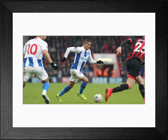 Framed Print : FA Cup Third Round: AFC Bournemouth vs. Brighton and Hove Albion (5 January 2019) - Intense Match Action at Vitality Stadium Framed Print : FA Cup Third Round: AFC Bournemouth vs. Brighton and Hove Albion (5 January 2019) - Intense Match Action at Vitality Stadium