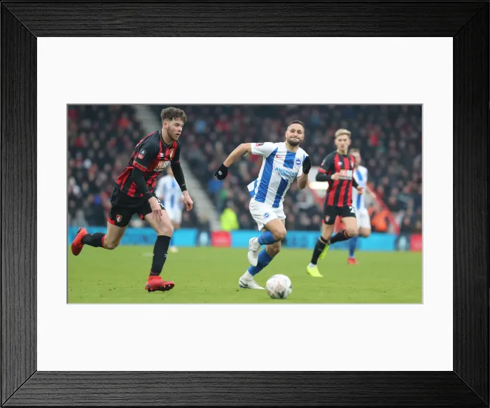 Framed Print : FA Cup 3rd Round: Brighton and Hove Albion vs AFC Bournemouth Clash at Vitality Stadium (05.01.19) Framed Print : FA Cup 3rd Round: Brighton and Hove Albion vs AFC Bournemouth Clash at Vitality Stadium (05.01.19)