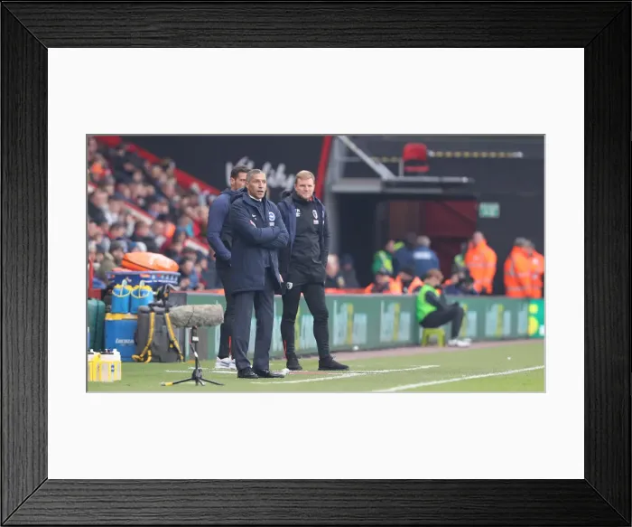 Framed Print : FA Cup Third Round: AFC Bournemouth vs. Brighton and Hove Albion, 5th January 2019 - Intense Match Action at Vitality Stadium Framed Print : FA Cup Third Round: AFC Bournemouth vs. Brighton and Hove Albion, 5th January 2019 - Intense Match Action at Vitality Stadium