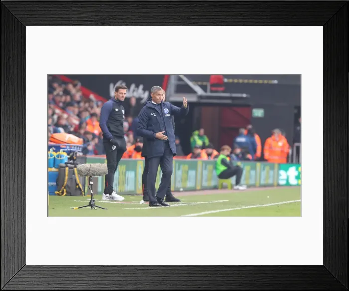 Framed Print : FA Cup 3rd Round: Brighton and Hove Albion vs AFC Bournemouth Clash at Vitality Stadium (05.01.19)