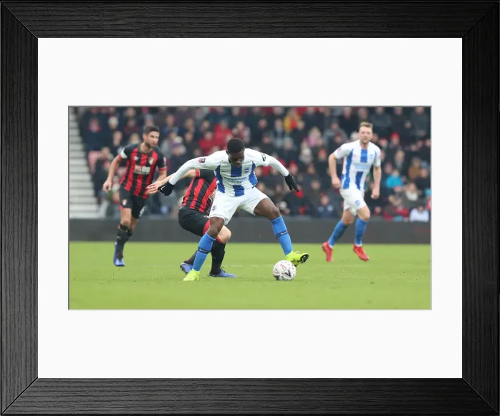 Framed Print : FA Cup Third Round: AFC Bournemouth vs. Brighton and Hove Albion (5 January 2019) - Intense Match Action at Vitality Stadium Framed Print : FA Cup Third Round: AFC Bournemouth vs. Brighton and Hove Albion (5 January 2019) - Intense Match Action at Vitality Stadium
