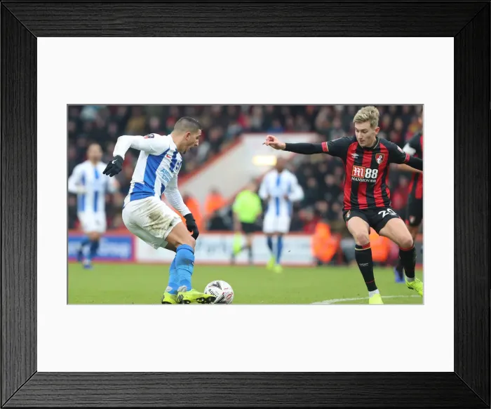 Framed Print : FA Cup 3rd Round: Brighton and Hove Albion vs. AFC Bournemouth Clash at Vitality Stadium (05.01.19) Framed Print : FA Cup 3rd Round: Brighton and Hove Albion vs. AFC Bournemouth Clash at Vitality Stadium (05.01.19)