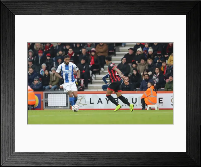 Framed Print : FA Cup 3rd Round: Brighton and Hove Albion vs AFC Bournemouth Clash at Vitality Stadium (05.01.19) Framed Print : FA Cup 3rd Round: Brighton and Hove Albion vs AFC Bournemouth Clash at Vitality Stadium (05.01.19)