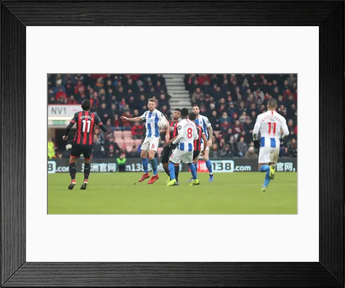 Framed Print : Brighton and Hove Albion vs. AFC Bournemouth: FA Cup 3rd Round Clash at Vitality Stadium (05.01.19) Framed Print : Brighton and Hove Albion vs. AFC Bournemouth: FA Cup 3rd Round Clash at Vitality Stadium (05.01.19)
