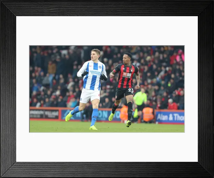 Framed Print : FA Cup Third Round: AFC Bournemouth vs. Brighton and Hove Albion, 05Jan19 - Intense Match Action at Vitality Stadium Framed Print : FA Cup Third Round: AFC Bournemouth vs. Brighton and Hove Albion, 05Jan19 - Intense Match Action at Vitality Stadium