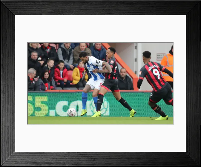Framed Print : FA Cup 3rd Round: Brighton and Hove Albion vs. AFC Bournemouth Clash at Vitality Stadium (05.01.19) Framed Print : FA Cup 3rd Round: Brighton and Hove Albion vs. AFC Bournemouth Clash at Vitality Stadium (05.01.19)