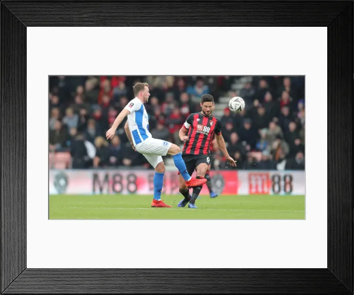 Framed Print : FA Cup Third Round: AFC Bournemouth vs. Brighton and Hove Albion (05.01.19) - Intense Match Action Framed Print : FA Cup Third Round: AFC Bournemouth vs. Brighton and Hove Albion (05.01.19) - Intense Match Action