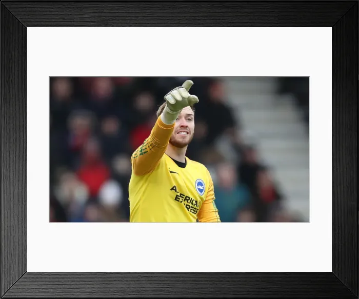 Framed Print : FA Cup Third Round: AFC Bournemouth vs. Brighton and Hove Albion (5 January 2019) - Intense Match Action at Vitality Stadium