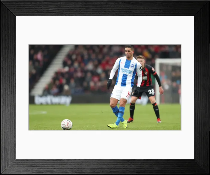 Framed Print : FA Cup 3rd Round: Brighton and Hove Albion vs AFC Bournemouth Clash at Vitality Stadium (05.01.19) Framed Print : FA Cup 3rd Round: Brighton and Hove Albion vs AFC Bournemouth Clash at Vitality Stadium (05.01.19)